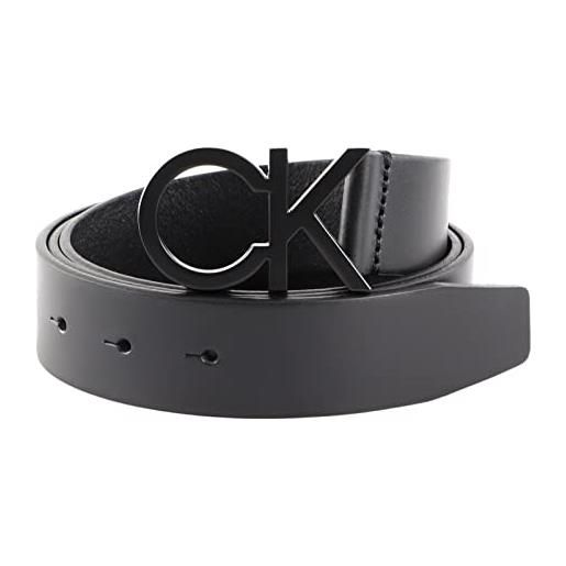 Calvin Klein uomo ck buckle belt black 35mm, black, 115