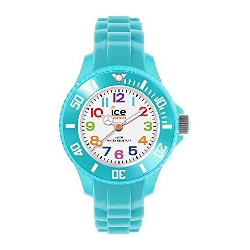 Ice-watch - ice mini turquoise - orologio turchese da bambini (unisex) con cinturino in silicone - 012732 (extra small)