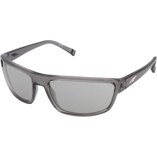 Arnette borrow an4259 263187 | occhiali da sole sportivi | unisex | plastica | rettangolari | grigio, trasparente | adrialenti