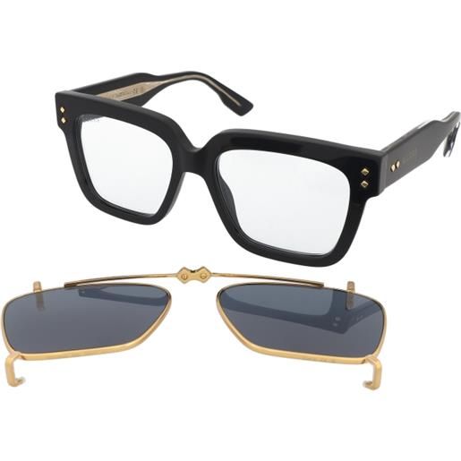 Gucci gg1084s 005 | occhiali da sole graduati o non graduati | unisex | plastica | quadrati | nero | adrialenti