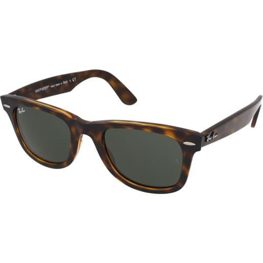 Ray-Ban wayfarer rb4340 710 | occhiali da sole graduati o non graduati | prova online | unisex | plastica | quadrati | havana, marrone | adrialenti