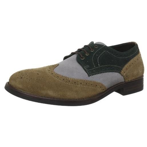 SELECTED HOMME sel titus suede 16030231, scarpe stringate basse uomo, multicolore (mehrfarbig (olive green)), 41