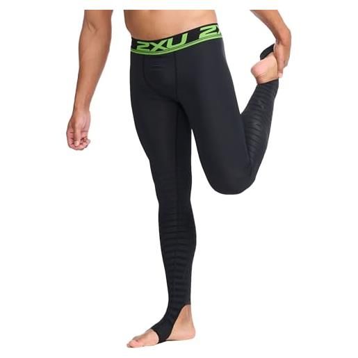 2XU power recovery compr, leggings uomo, black/nero, 2xl