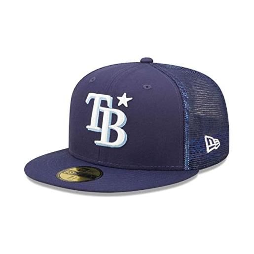 New Era - mlb tampa bay rays 2022 all star game workout 59fifty fitted cap colore blu, blu, 56/57 cm