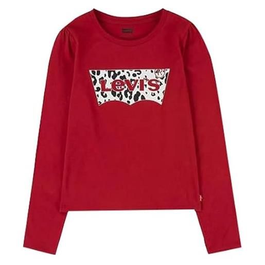 Levi's lvg meet and greet ls tee and bambine e ragazze, peperoncino, 12 anni