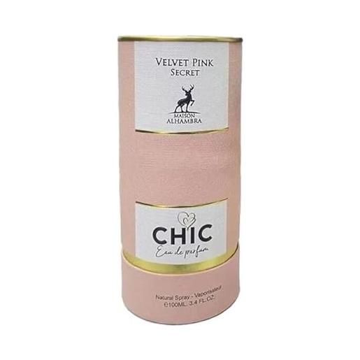 Lattafa maison alhambra perfumes chic velvet pink secret eau de parfum 100 ml