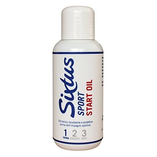 adidas sixtus s4510 start oil, olio tonico per massaggio termoregolatore, 100 ml