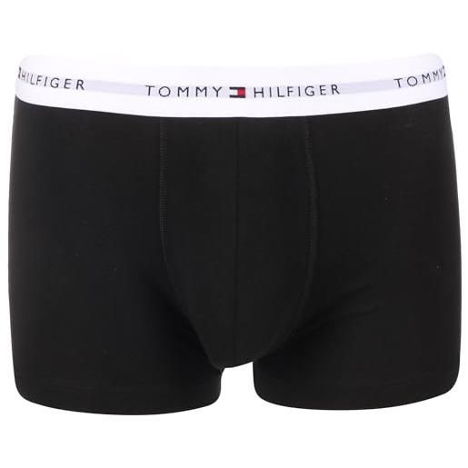 Tommy Hilfiger 5p trunk um0um02767, boxer uomo, multicolore (black/black/black/black/black), xxl