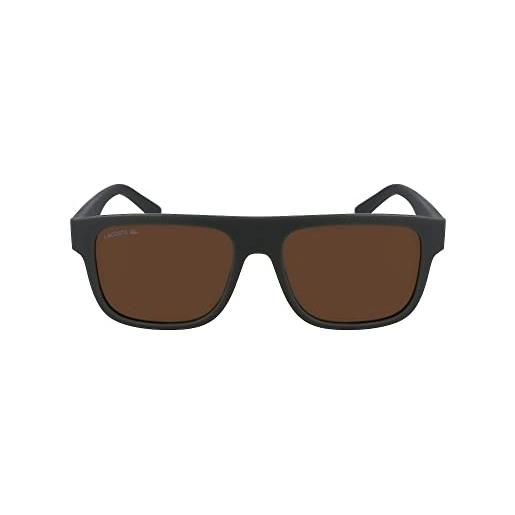Lacoste l6001s sunglasses, 002 matte black, taglia unica unisex