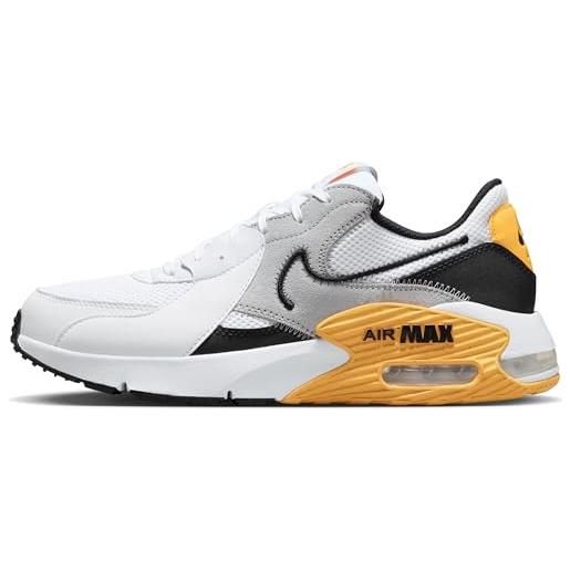 Nike air max excee, scarpe con lacci uomo, black/white/dark obsidian/wolf, 42.5 eu
