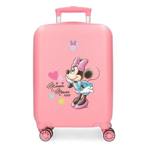 Disney joumma Disney minnie imagine valigia da cabina, rosa, valigia cabina