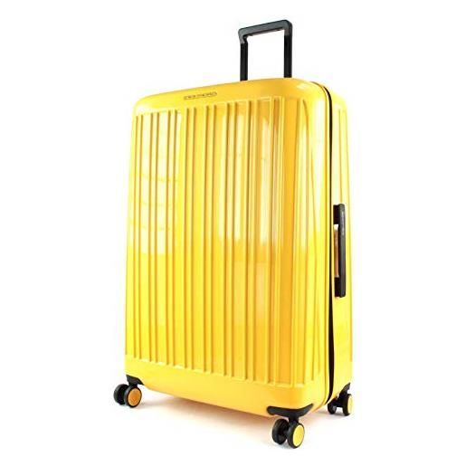 PIQUADRO seeker pop valigia trolley (4 ruote) giallo 75 cm