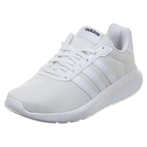 adidas lite racer 3.0 shoes, sneaker donna, ftwr white ftwr white grey two, 39 1/3 eu
