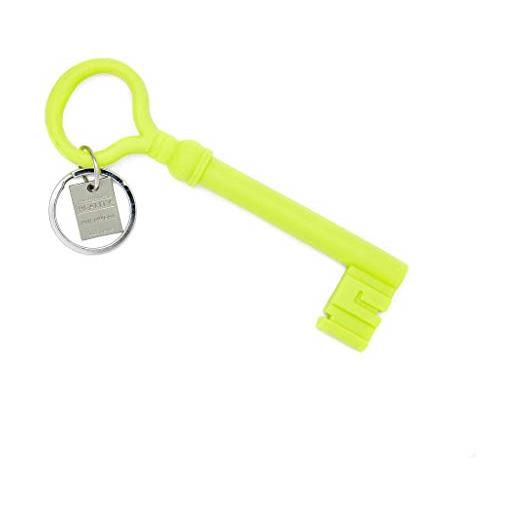 Areaware key | portachiavi in silicone | harry e placcato argento, colore: chartreuse (verde chiaro). , cod. Hark4kg