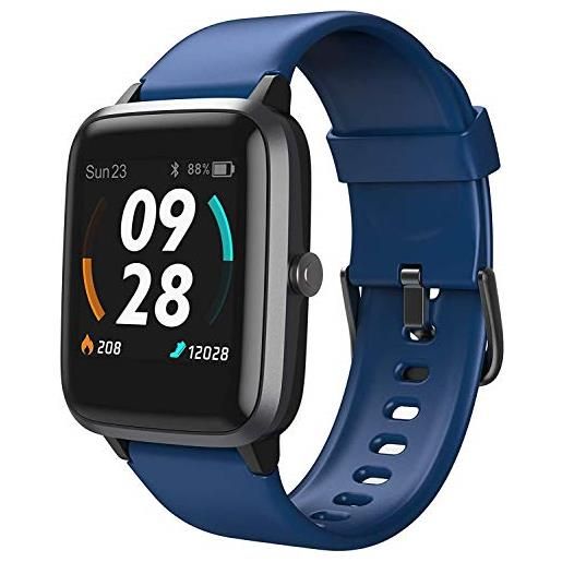 BSHA smart watch, orologio gps da corsa con cardiofrequenzimetro, contapassi, monitoraggio del sonno, monitoraggio dell'attività ip68, impermeabile, compatibile con i. Phone e android