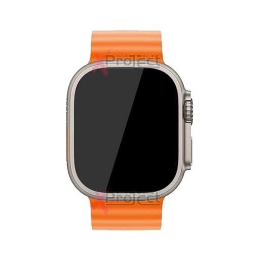 ASVIL z68 ultra smart watch series 8 49mm schermo hd bluetooth chiamata nfc smartwatch uomo donna sport band pk iwo 14 x8 hw8 w68 ultra max (grigio)