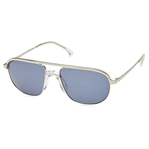 Lozza sl2392 579p sunglasses metall, standard, 58, palladium/blu, unisex-adulto