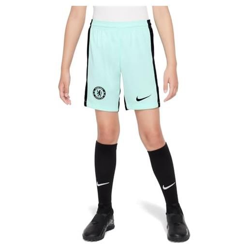 Nike unisex kids shorts cfc y nk df stad short 3r, mint foam/black, fd4655-353, m