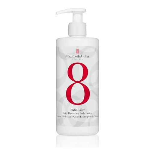 Elizabeth Arden eight hour® - lozione idratante giornaliera per il corpo, consistenza leggera, a base di burro di karitè, idrata 24 ore, vegano