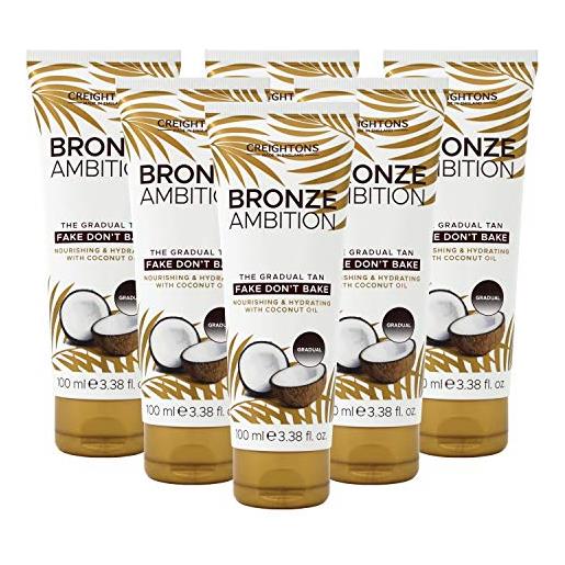 Creightons bronze ambition fake don't bake natural looking tanning cream by Creightons