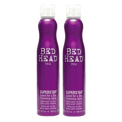 Tigi 2x spray per capelli bed head superstar queen for a day 320 ml