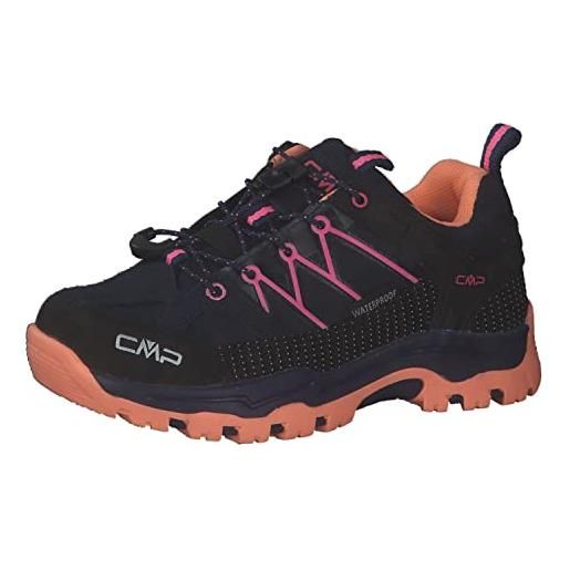 CMP kids rigel low trekking shoes kids wp, scarpe da trekking unisex - bambini e ragazzi, b. Blue-sunrise, 41 eu