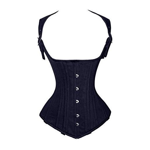 luvsecretlingerie 26 in acciaio donna annata allenamento in vita sottoseno cotone bustier corset corsetto #8028