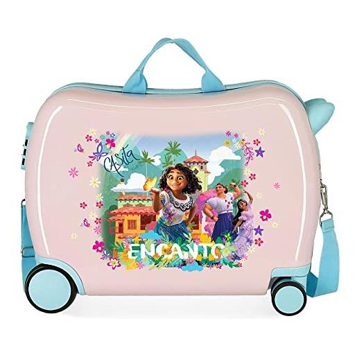 Disney fascino, rosa, valigia per bambini