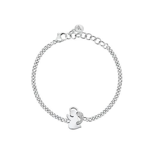 Morellato mascotte bracciale donna acciaio cristalli - savl15, lega di acciaio