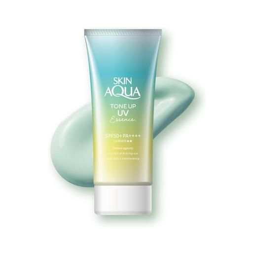 Skin aqua rohto sunscreen tone up uv benzina 80g spf50+/pa++++- mint green. . 