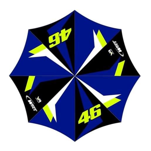Valentino Rossi umbrella vr46 wrt line, unisex, multicolore, taglia unica