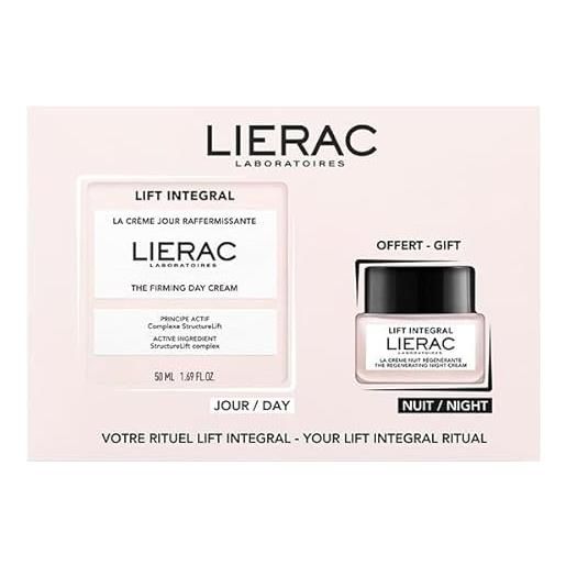 Lierac cofanetto Lierac lift integral, crema giorno rassodante 50ml + omaggio crema notte rigenerante
