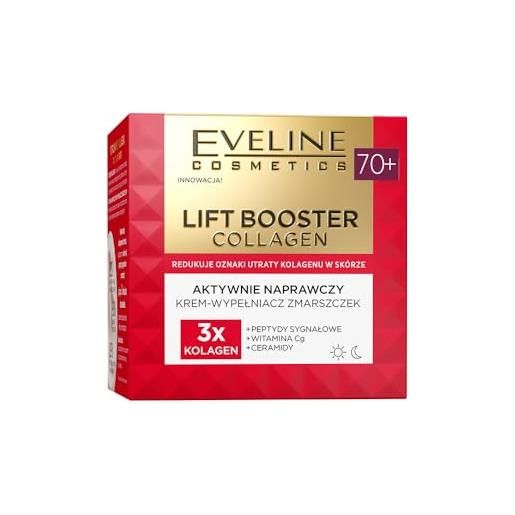 Eveline Cosmetics eveline cosnetics lift booster collagen - filler antirughe riparatori attivi, crema 70+