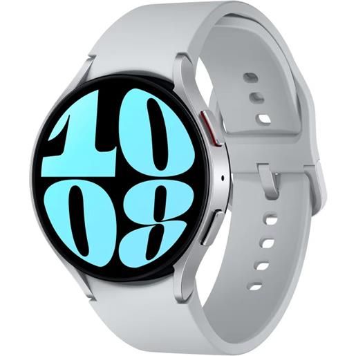 Samsung smartwatch Samsung galaxy watch6 3,81 cm (1.5) oled 44 mm digitale 480 x pixel touch screen argento wi-fi gps (satellitare) [sm-r940nzsaeub]