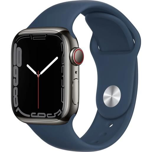 Apple smartwatch Apple watch series 7 oled 41 mm digitale touch screen 4g grafite wi-fi gps (satellitare) [mkj13fd/a]