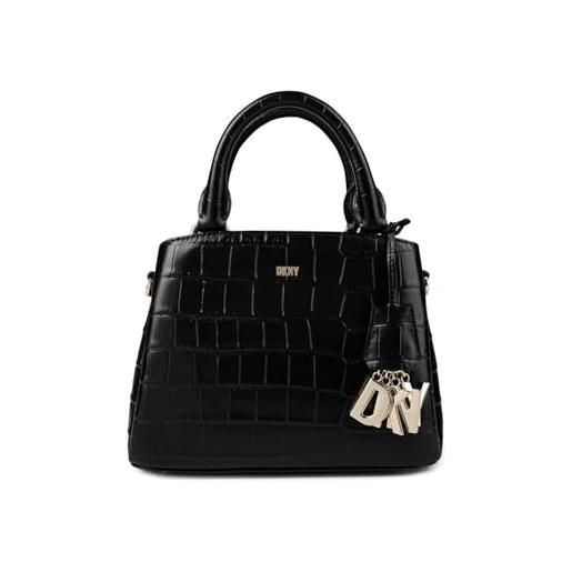 DKNY paige borsa piccola, tracolla donna, nero, small