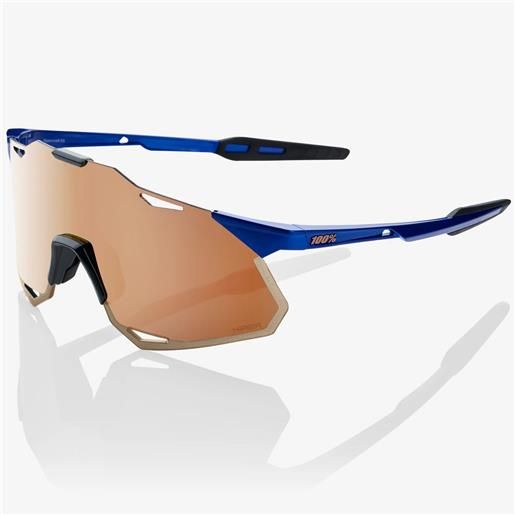 100percent occhiali 100% hypercraft xs - gloss cobalt blue hiper copper mirror standard / blu