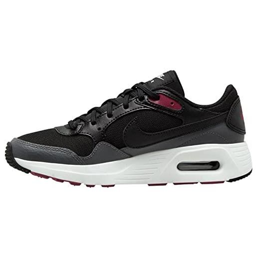 Nike air max sc, scarpe da passeggio, anthracite black team red summ, 36 eu