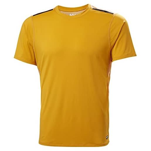 Helly Hansen tech trail maglietta, uomo, giallo (328 cloudberry), s