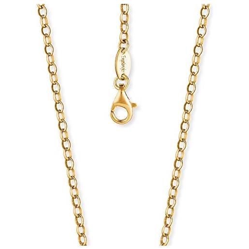 Engelsrufer ancoraggio catena collana in oro placcato spessore d'argento 925-sterling 2,85 mm (0.11) lunghezza 60 cm (23,62)