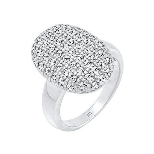 Elli anello da donna in argento 925 con cristallo