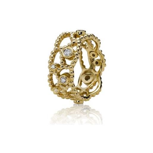 Pandora - anello, oro giallo 14 carati (585), donna, taglia 20