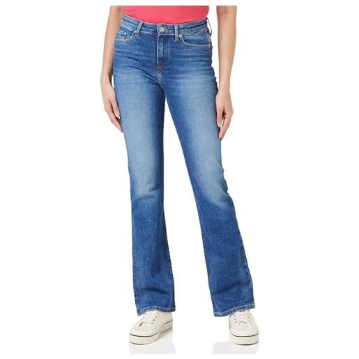 Tommy Hilfiger jeans donna bootcut rw paty elasticizzati, blu (paty), 32w / 32l