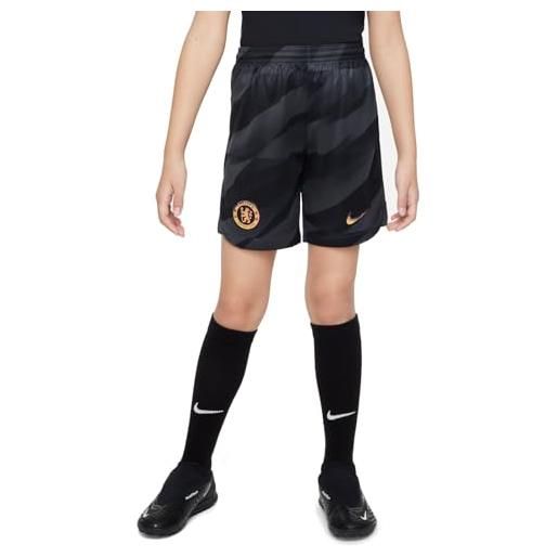 Nike unisex kids shorts cfc y nk df stad short gk, antracite/black/club gold, dx2779-060, xl