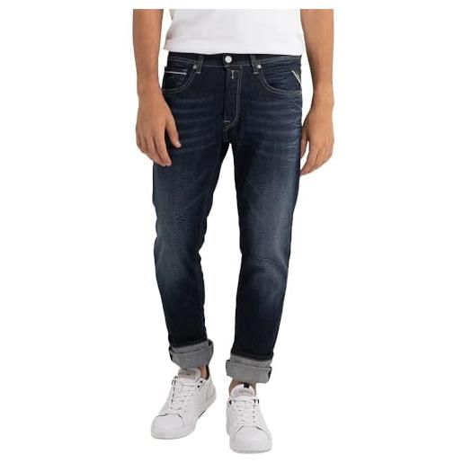REPLAY ma972 grover jeans, dark blue 007, 29w / 30l uomo