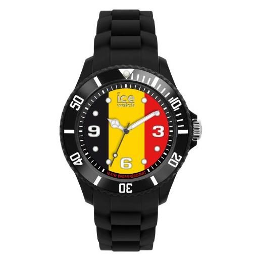 Ice-watch wo. Be. B. S. 12 - orologio da polso, unisex, silicone, colore: nero