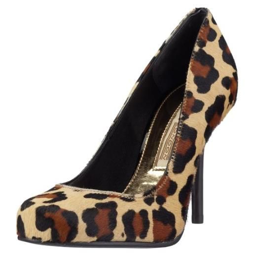 Buffalo london 13071-740, scarpe eleganti donna - beige/leopardo, 37 eu