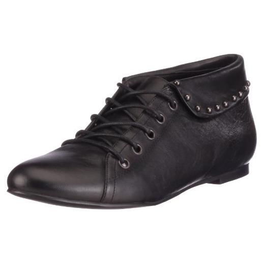 Buffalo london 210-182-2 01 111878, scarpe basse donna, colore: nero, grigio (grau/grey 01), 41
