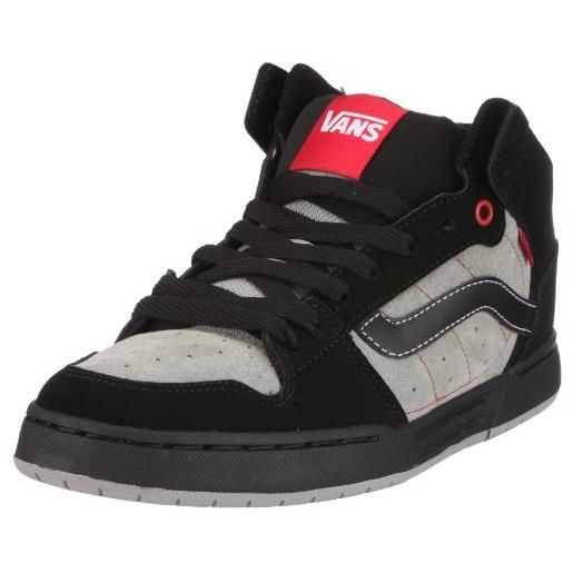 Vans m skink mid black/red/black vipab2b - sneaker da uomo, nero, nero, rosso, nero, 44.5 eu