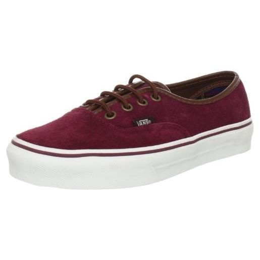 Vans authentic vqer71n, sneaker unisex adulto, marrone (braun ((suede/leather) tawny port)), 38